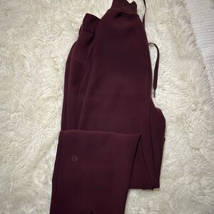 Lululemon High Rise Jogger Maroon
